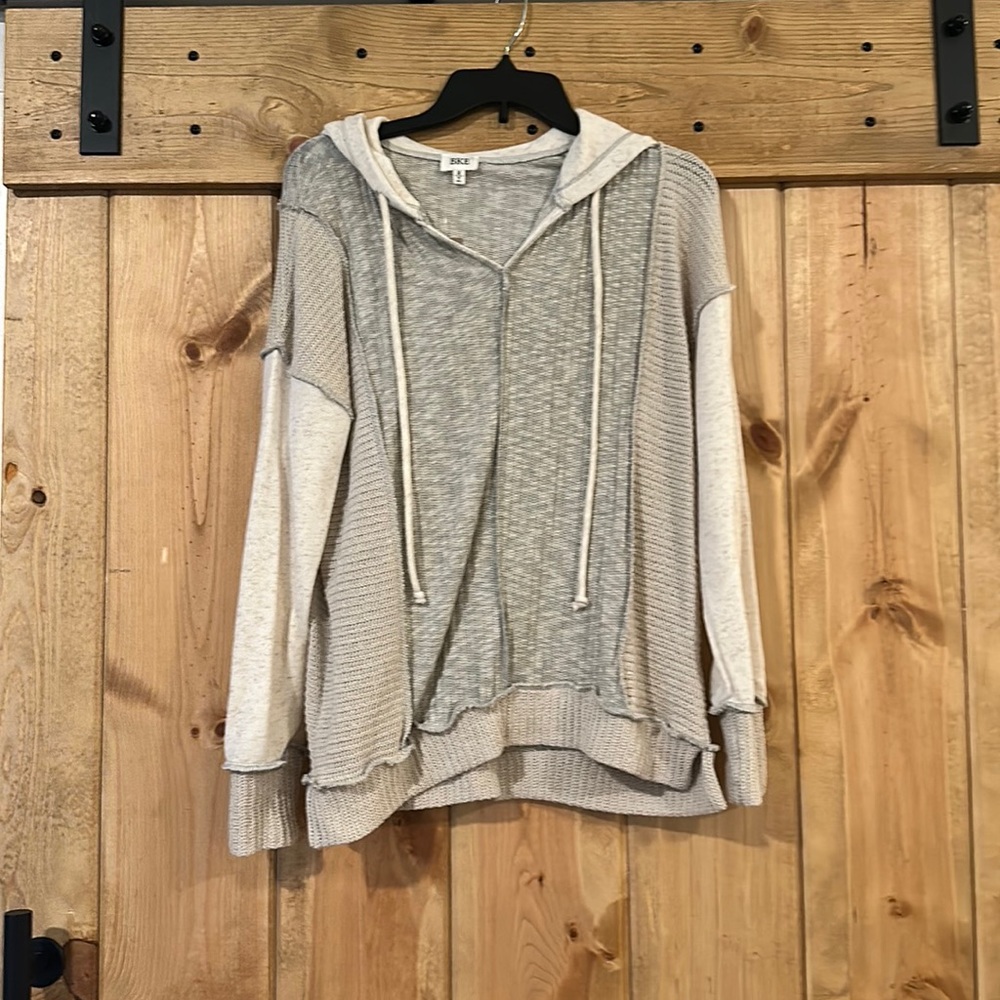 BKE Pieced Knit hoodie